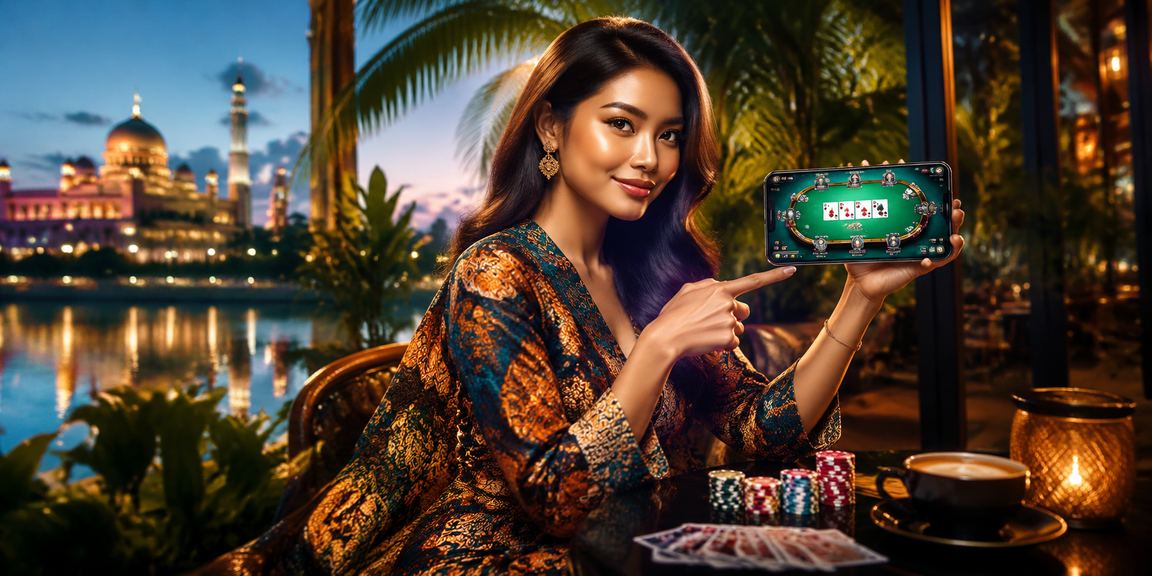 Permainan kad poker batik gaya Malaysia di Putrajaya a6str